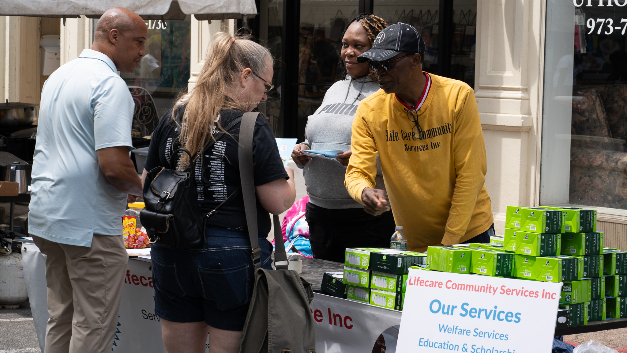 Wellness talk outside
